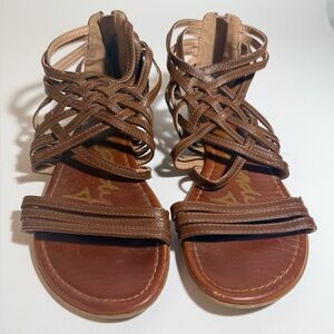 Brown Strappy Sandals